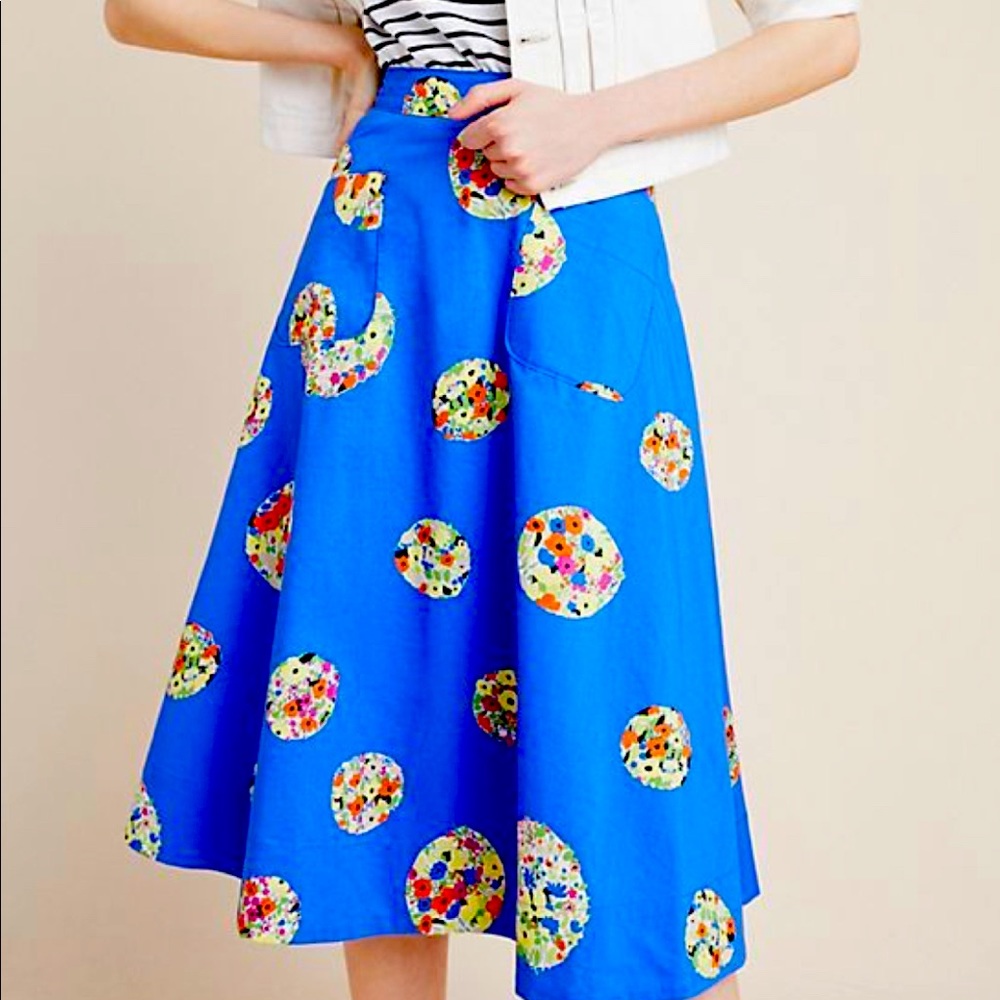 Anthropologie colloquial full skirt